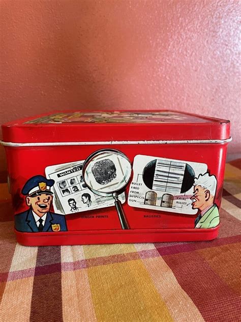 Vintage 1967 Dick Tracy Metal Lunch Box Aladdin Industries No 